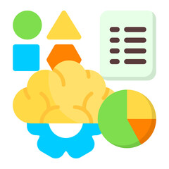 Feature Engineering Flat Icon