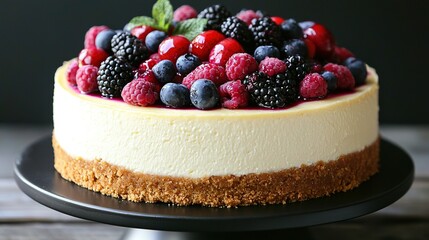  Cheesecake with berries