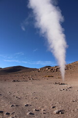 Incredible geysers in the Bolivian desert