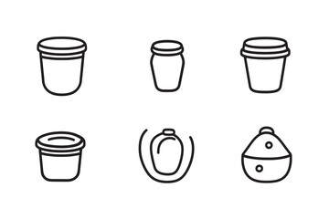 Chutney Icon Line Drawing Artwork