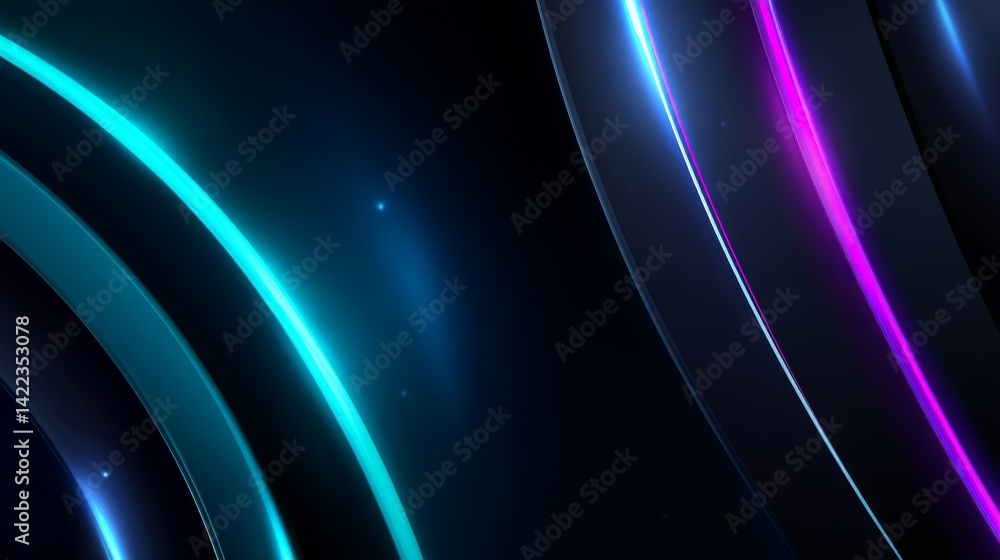 Aufkleber the background is a 3d render of an abstract multicolor spectrum, complete with bright orange and bl