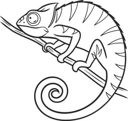 vector illustration of a fishing rod