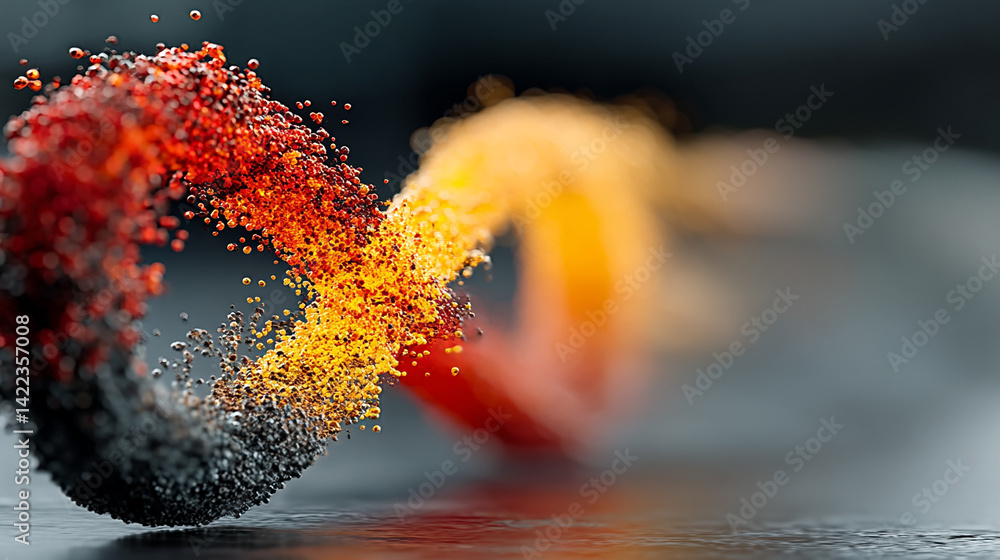Poster a glowing digital infinity symbol floats against a blurred colorful tech background symbolizing endl