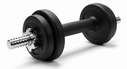 Naklejka premium dumbbell isolated on white