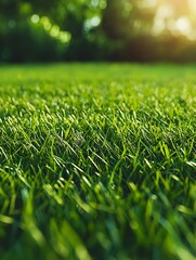 Photo of Fresh Green Grass Close-Up