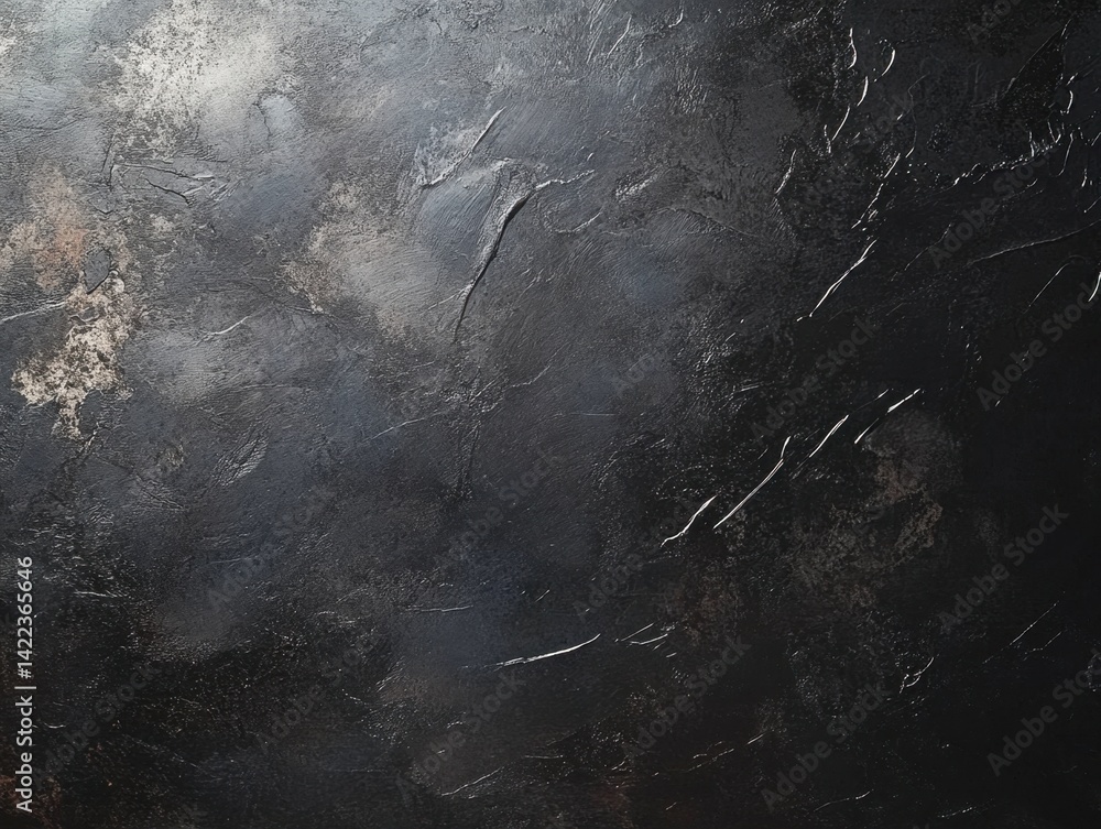 Aufkleber moody dark textured background with subtle light and shadow play for dramatic visual effect