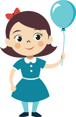 little girl with a Balloon