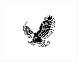 Eagle Tattoo stock, Eagle Tattoo Vector Art, Icon Free SVG Download