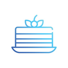 Cake  Icon vector stock illustration