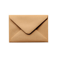 Blank Paper Envelope Mockup For Branding Or Mail Iso isolated on a transparent background
