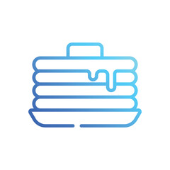 Pancakes  Icon vector stock illustration