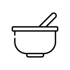 Soup Icon vector stock illustration