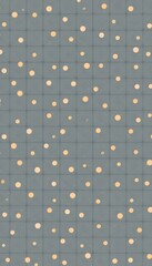 Subtle geometric grid of small, delicate circles in gray, beige, and gold tones, forming a minimalist, seamless pattern ideal for modern, elegant phone wallpapers