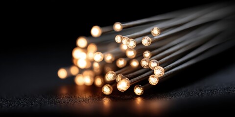 A bunch of wires that are sitting on a table