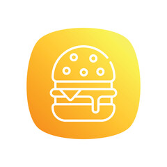 Burger  Icon vector stock illustration