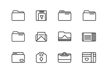 Fire Icon 2D Line Art