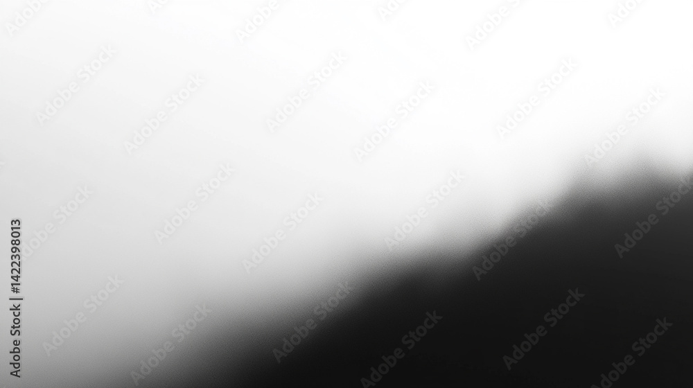 Poster smooth gradient background transitioning from black to white symbolizes the journey from darkness to
