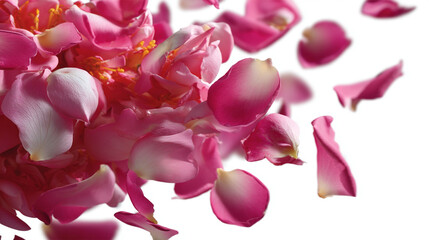 Elegant Pink Rose Petals Scattered