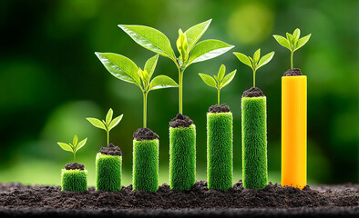 Stages of Plant Growth in Soil