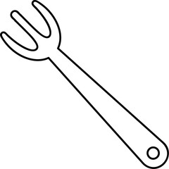 Minimalist Tableware Icon Design Featuring Eating Utensils