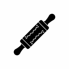 creative details  Rolling Pin Icon vector Illustration