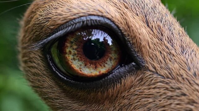 Close up of dinosaur eye with detailed textures