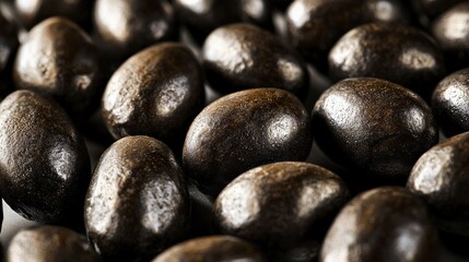 Close Up of Kukui Nuts Symbolizing Strength and Protection in Culture