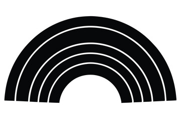Rainbows vector icon