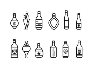 Gochujang Simple Minimalist 2D Line Design