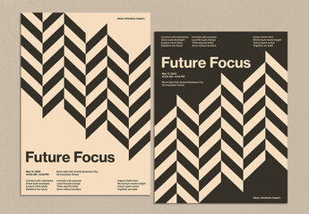 Minimal Business Conference Poster Layout