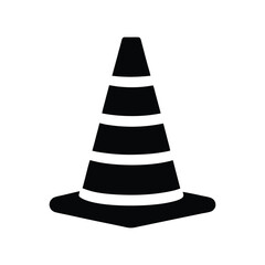 traffic cones isolated on white