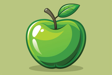 APPLE VECTOR ILLUSTRATION.