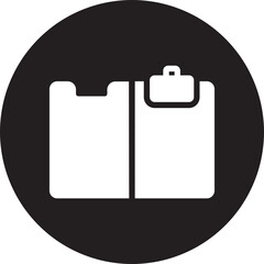 clipboard glyph icon