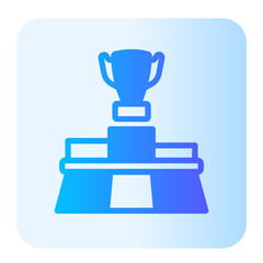 podium gradient icon