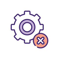 Delete  Icon vector stock illustration