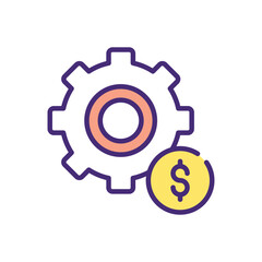 Optimization  Icon vector stock illustration