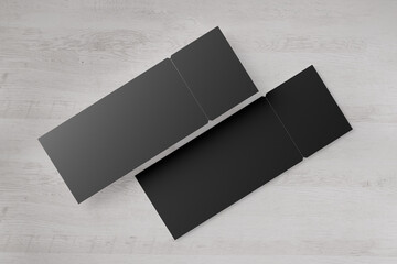 3D illustration. Ticket mockup isolated