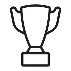 Trophy  line icon
