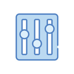 Control Panel Icon vector stock illustration