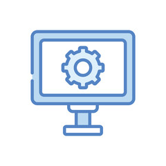 System  Icon vector stock illustration