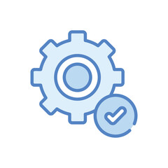 Verify  Icon vector stock illustration