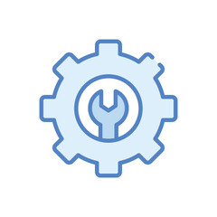 Setting  Icon vector stock illustration