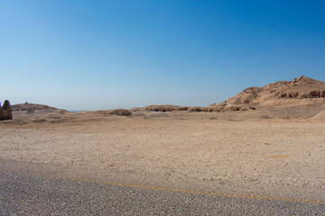 Mortuary Temple of Queen Hatshepsut in Deir El-Bahri, west bank, Luxor, Egypt. 