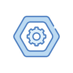 Setting  Icon vector stock illustration