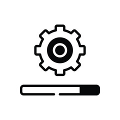 Settings  Icon vector stock illustration