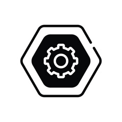 Setting  Icon vector stock illustration