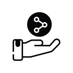 Share  Icon vector stock illustration