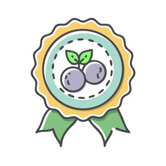 antioxidant badge icon, antioxidant badge vector illustration-simple illustration of antioxidant badge, perfect for antioxidant badge logos and icons