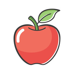 apple icon, apple vector illustration-simple illustration of apple, perfect for apple logos and icons