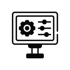 Setup  Icon vector stock illustration